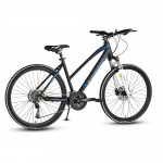 Krossový Bicykel 28 Kands Avangarde Deore 3x9 Octalink HT Hydra. 17" Čierno-modrý